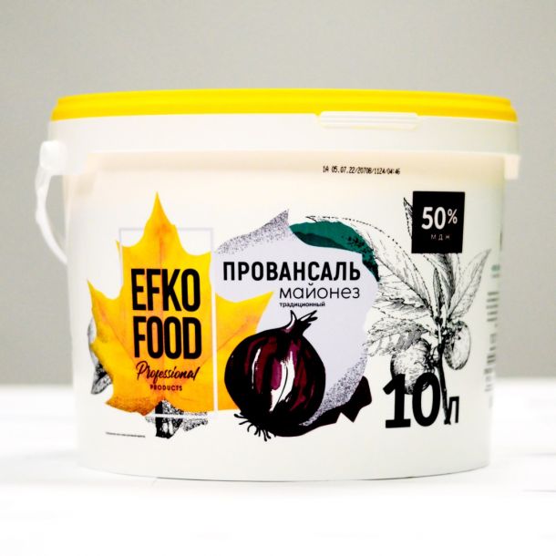 Майонез провансаль Efko Food 50%, 10 л